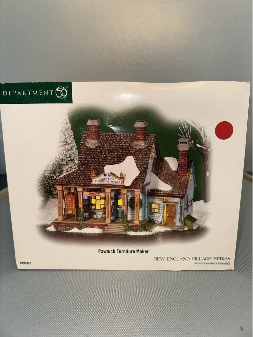 Dept 56" Pawtucket Furniture Maker" New England (799923) RETIRED